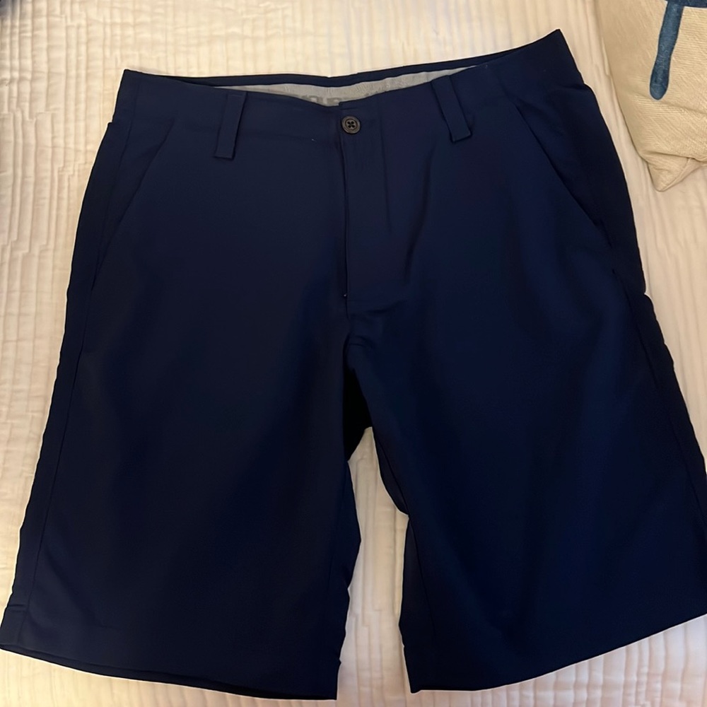 Under Armor - Navy Golf Shorts